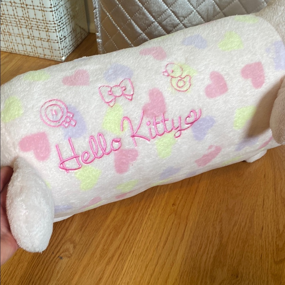 Hello Kitty Pink and Green Pillow
